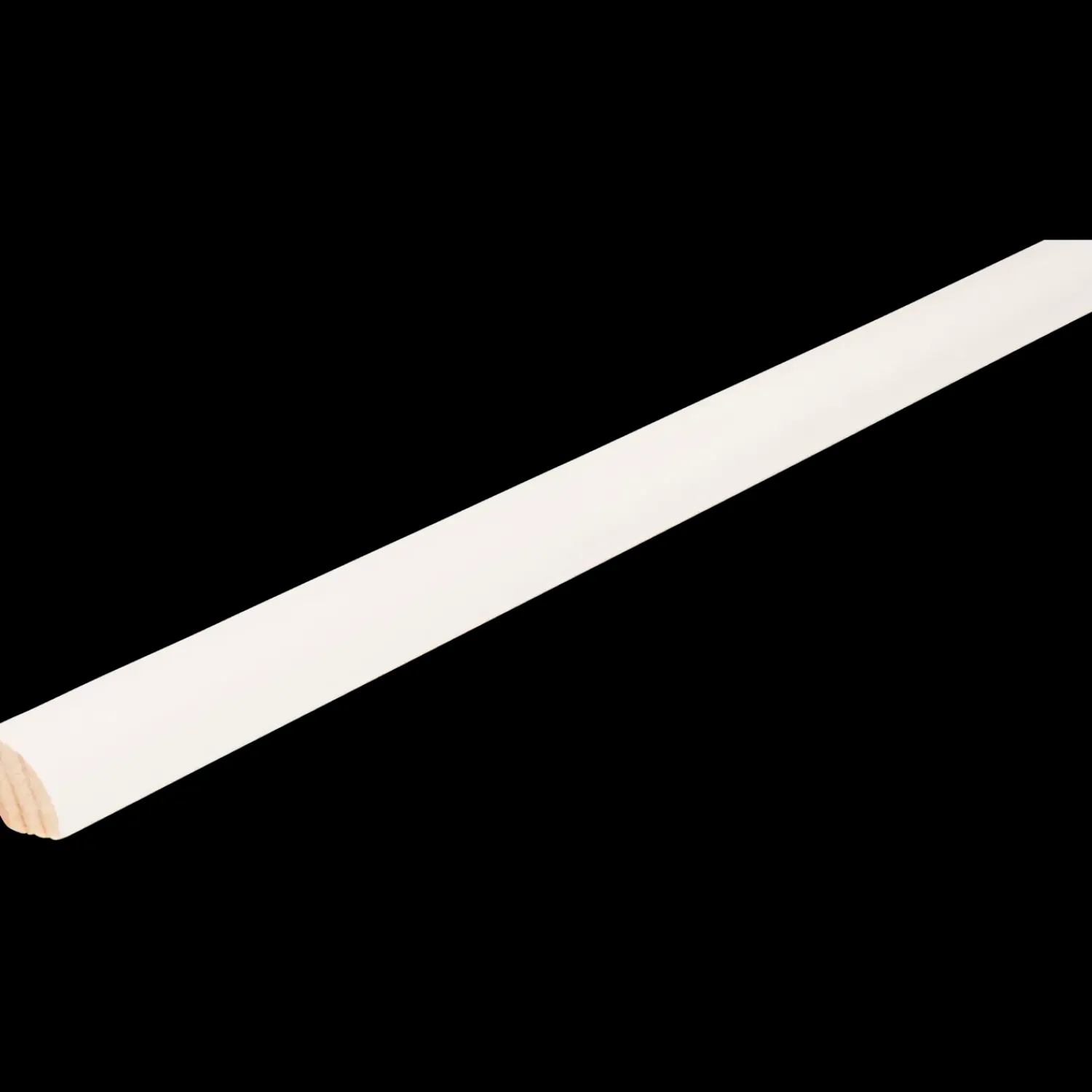 Hornbæk Trævarefabrik Kvartstaflister^HT 138H kvartstafliste hvid 12x12x3000 mm