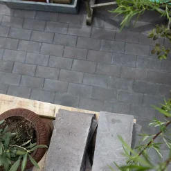 Betonfliser^IBF Betonklinke M23 11,5x23x6,5 cm mokka teglmix normalsten