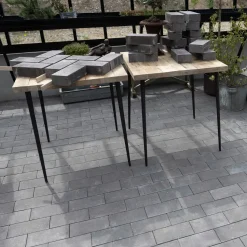 Betonfliser^IBF Betonklinke M23 11,5x23x6,5 cm mokka teglmix normalsten