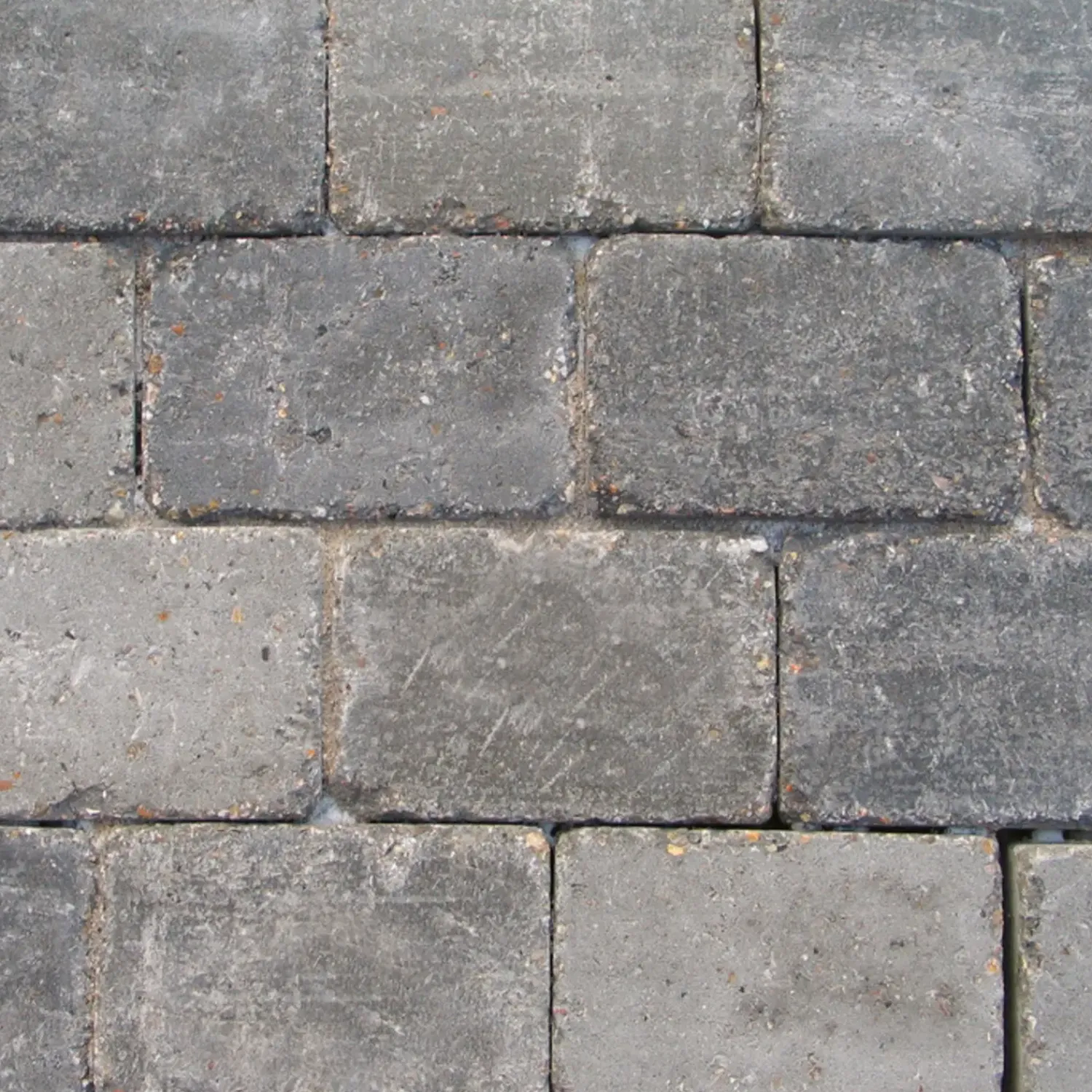 Betonfliser^IBF Holmegaardsten®, 14x21x5 cm, gråmix