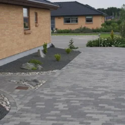 Betonfliser^IBF Holmegaardsten®, 14x21x5 cm, gråmix