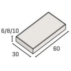 IBF Betonfliser^Modulflise 30x30x5 cm, antracit