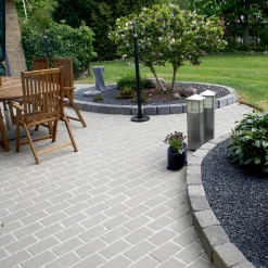 IBF Belægningssten^Nybrosten, Normalsten, 14,5X21,5X6 Cm, Grå .