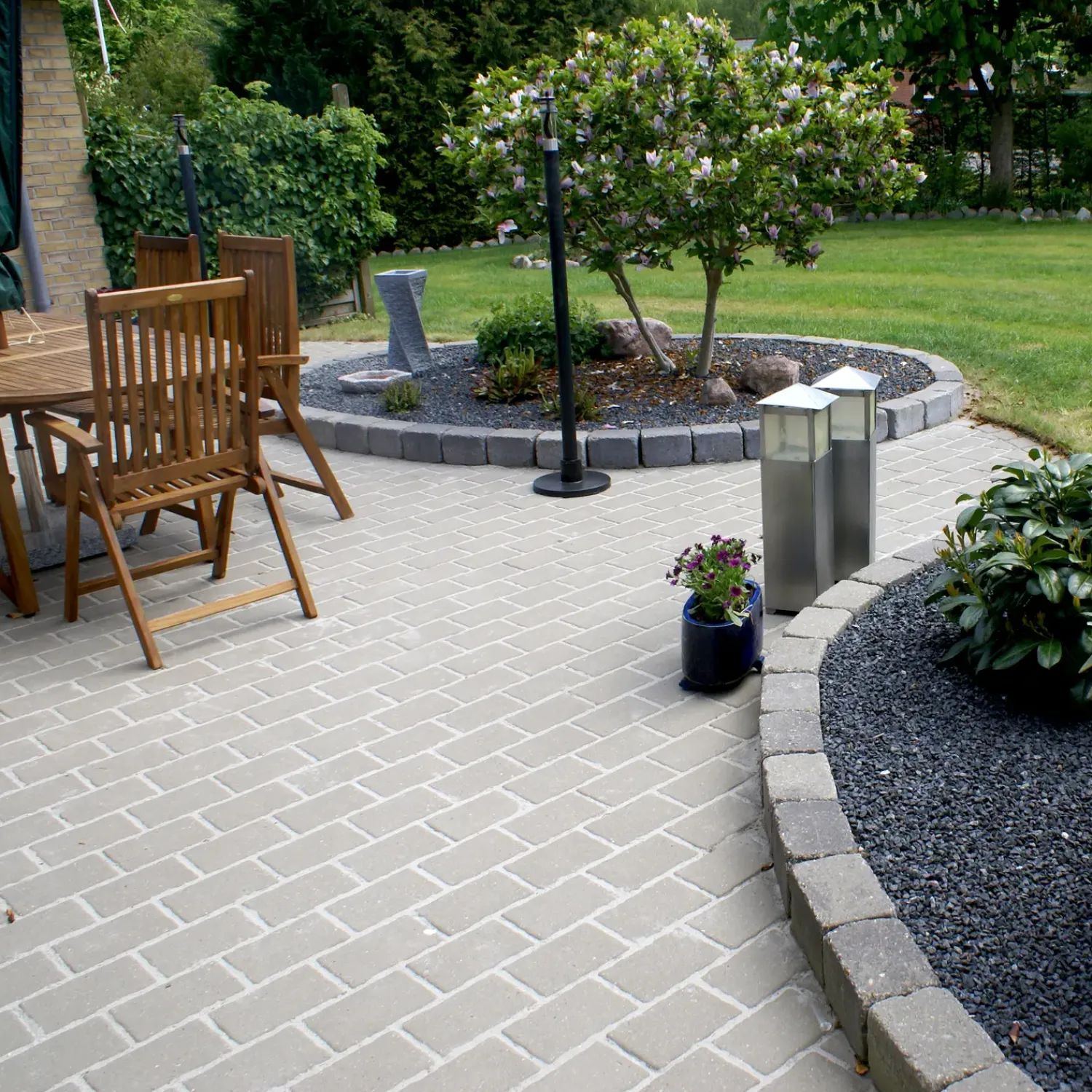 IBF Belægningssten^Nybrosten, Normalsten, 14,5X21,5X6 Cm, Grå .