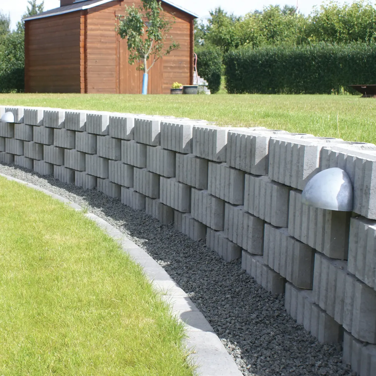 Outlet IBF Plantesten Type 8, 50X25X15 Cm, Grå