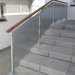 Clearance IBF trappetrin lige kant grå 15x50x40cm