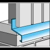 New Icopal 6B alu-facadeprofil 1 m