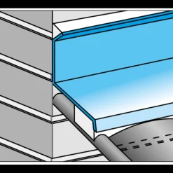 New Icopal facadeinddækningsprofil 2C 1m