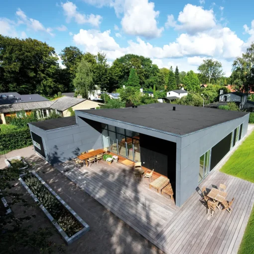 Icopal Tagpap Og Tilbehør^Top 400 P tagpap sort i rll. á 1x5 m