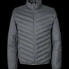Outlet ID 0896 herre padded jakke stretch silver grey str. XL