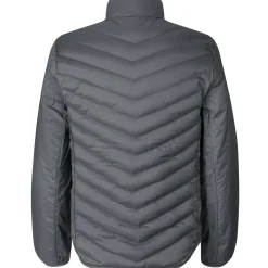 Outlet ID 0896 herre padded jakke stretch silver grey str. XL