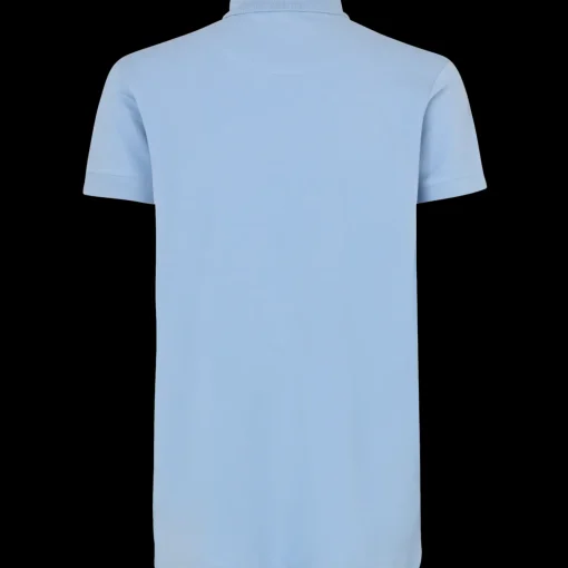 Clearance ID 0525 Stretch herre poloshirt lysblå str. 2XL