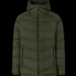 New ID Geyser herre vinterjakke oliven str. M