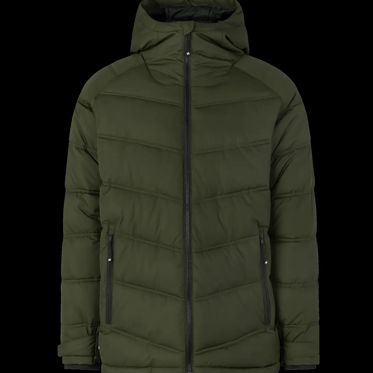 New ID Geyser herre vinterjakke oliven str. M