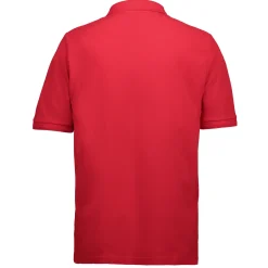 ID T-Shirts^klassisk herre poloshirt rød str. XL