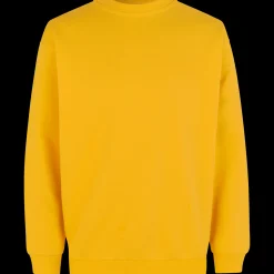 ID Trøjer Og Sweatshirts^klassisk herre sweatshirt gul str. XL