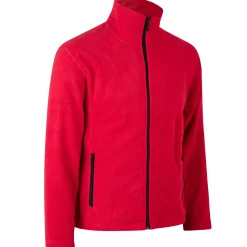 ID Trøjer Og Sweatshirts^mikrofleece cardigan rød str. XL
