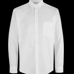 Online ID Oxford L/S Modern fit herre skjorte hv str. L