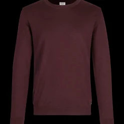 New ID Pullover herre bordeaux melange str. XL