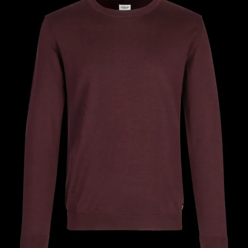 New ID Pullover herre bordeaux melange str. XL