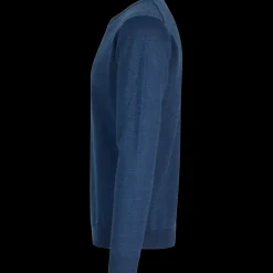 ID Trøjer Og Sweatshirts^S650 Pullover herre blå melange str. XL