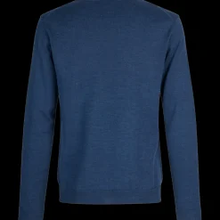 ID Trøjer Og Sweatshirts^S650 Pullover herre blå melange str. XL