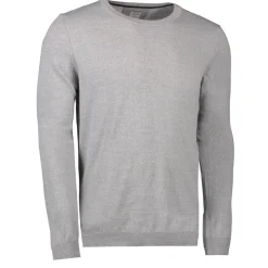 ID Trøjer Og Sweatshirts^S650 Pullover herre lys grå melange str. L