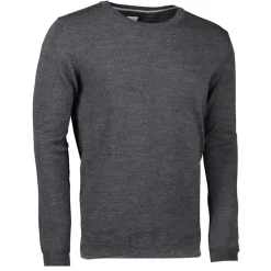 ID Trøjer Og Sweatshirts^S650 Pullover herre mørk grå melange str. L
