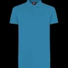 Sale ID stretch herre poloshirt turkis str. 2XL