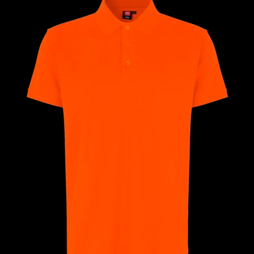 ID T-Shirts^stretch herre poloshirt orange str. XL