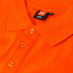 ID T-Shirts^stretch herre poloshirt orange str. XL
