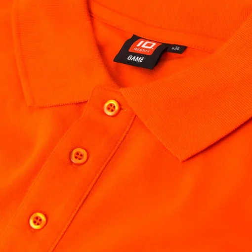 ID T-Shirts^stretch herre poloshirt orange str. XL