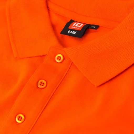 ID T-Shirts^stretch herre poloshirt orange str. XL