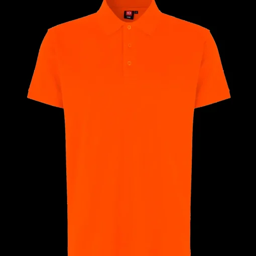ID T-Shirts^stretch herre poloshirt orange str. XL