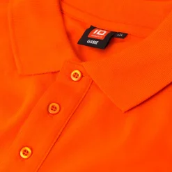 ID T-Shirts^stretch herre poloshirt orange str. XL