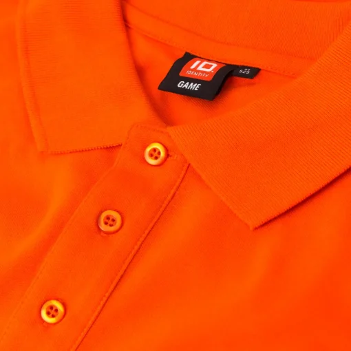 ID T-Shirts^stretch herre poloshirt orange str. XL