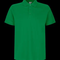 ID T-Shirts^stretch herre poloshirt grøn str. L