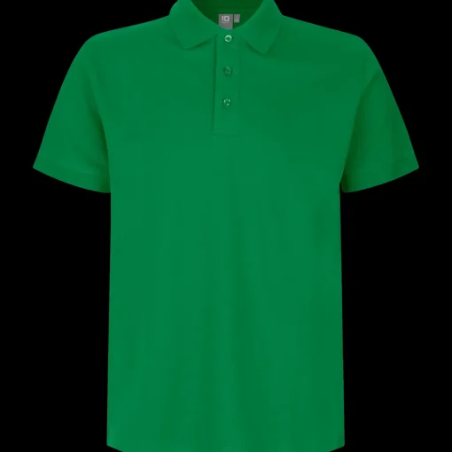ID T-Shirts^stretch herre poloshirt grøn str. L