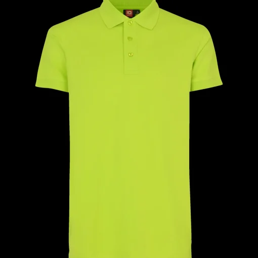 ID stretch herre poloshirt lime str. 2XL