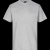 New ID T-Time t-shirt kortærmet grå melange str. L