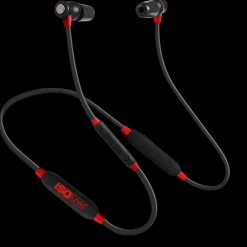 Høreværn^ISOTunes Xtra 2,0 EN352 høretelefoner rød/sort