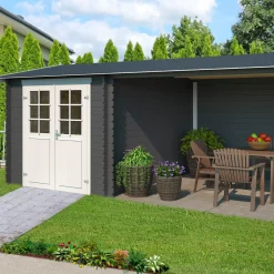Ivana redskabsrum med overdækning 15,2/18,88 m²