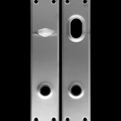 Jasa Låsekasser, Cylindre Og Dørbeslag^langskilte sæt t/ASSA 233x53x5 mm børstet rustfrit stål