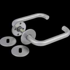 Jasa Greb^U-formet dørgreb m/nøgleskilt CC30/38 mm børstet