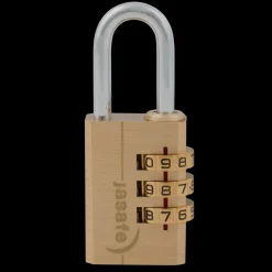 Jasa Hængelåse^fe hængelås 30 mm m/3 tal kode messing