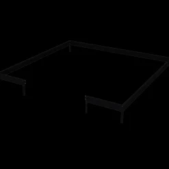 Juliana Mellem Drivhuse 4-10 M²^fundament Oase 8,8 m² sort