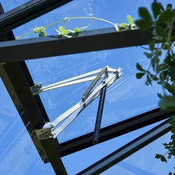 Discount Juliana Gartner 18,8 m² drivhus alu/sort med 10mm polycarbonat