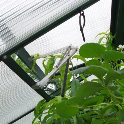 Discount Juliana Gartner 18,8 m² drivhus alu/sort med 10mm polycarbonat