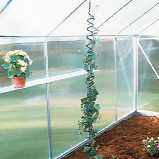 New Juliana Premium 13,0 m² drivhus alu/sort med 3mm hærdet glas