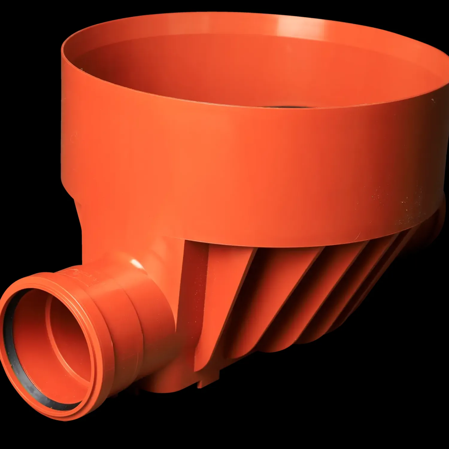 New Kaczmarek 315 PP gennemløbsbrønd type 1 med pakning Ø110 mm